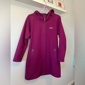 Fuchsia Long Bench Jacket Size Large